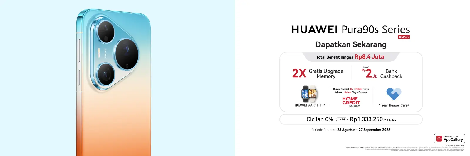 promo HUAWEI Pura 90s Series indonesia agustus september 2026