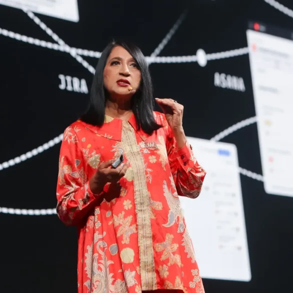 Nandini Ramani VP Governance and Compliance AWS at the AWS Jakarta Summit 2026