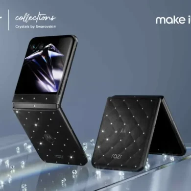 Motorola Razr with Crystals by Swarovski