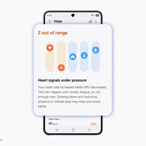 Fitur Vitals di Samsung Health Fitur Vitals di Samsung Health