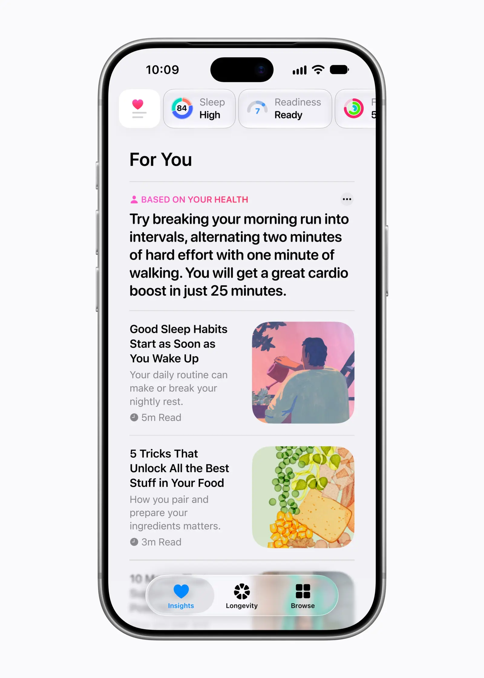 Apple iPhone 18 Pro Health app For You personalized content 260909 Apple iPhone 18 Pro Health app For You personalized content 260909