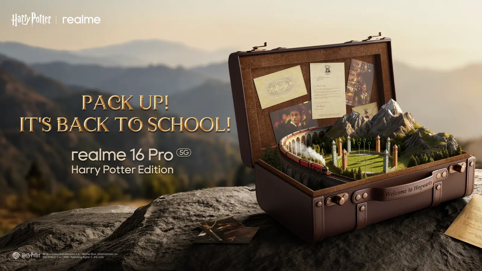 Harry Potter X realme Gift box design realme 16 Pro Harry Potter Edition