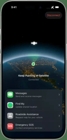 konektivitas satelit apple konektivitas satelit (apple)