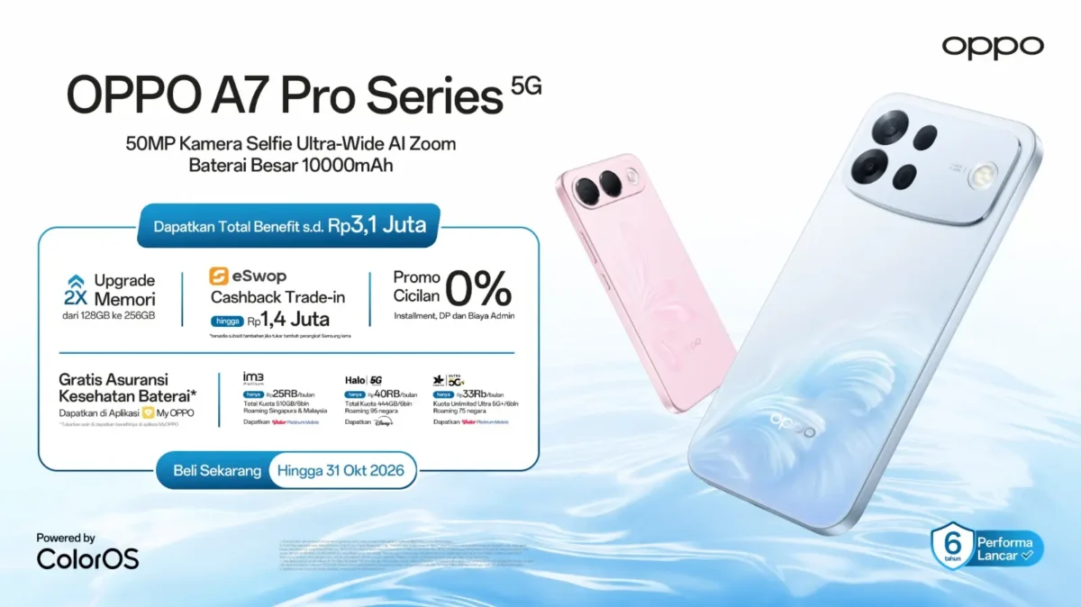 Promo OPPO A7 Pro Series 5G