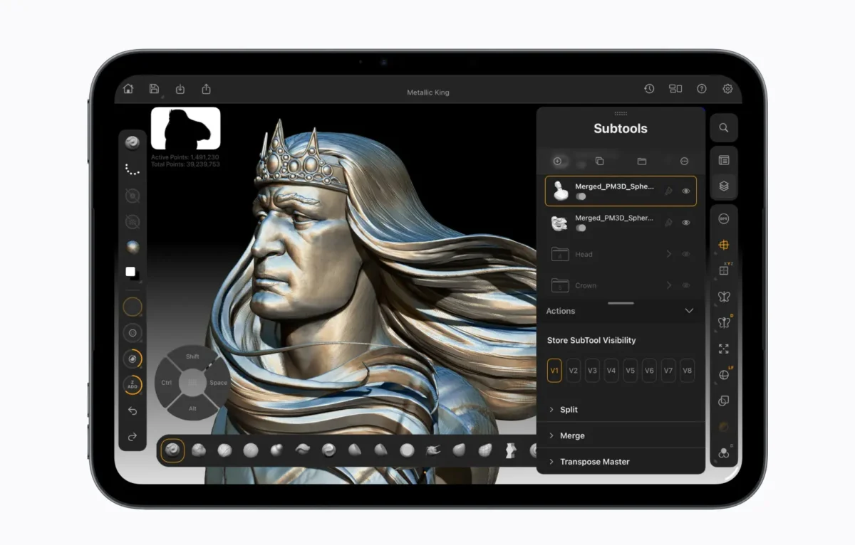 Apple iPad mini ZBrush Apple-iPad-mini-ZBrush