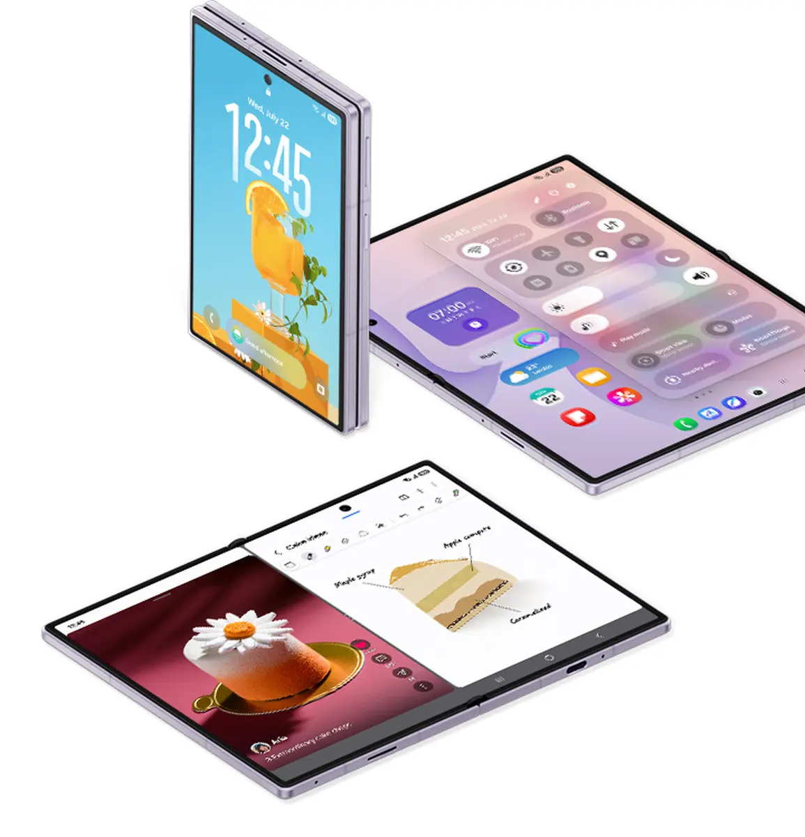 Dual recording galaxy Z fold8
