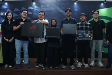 Prosesi Penyerahan Laptop Asus ke ITB NVIDIA RTX Day